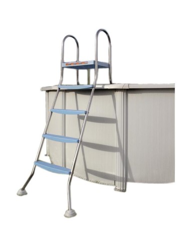 ESCALERA STANDARD INOX 142 CM PLATAFORMA + 2X4 PELDAÑOS