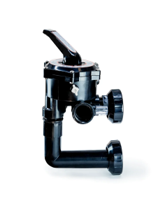 VALVULA 6 VIAS CON ENLACES 2" NEGRA