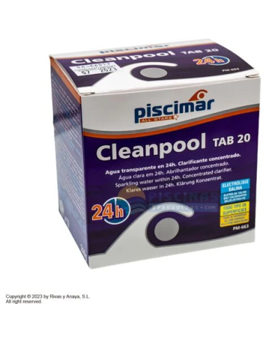 PM-663 CLEANPOOL TAB 20, 240 g