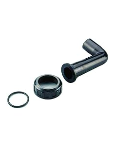 ENLACE ACODADO NEGRO 1 1/2" NU