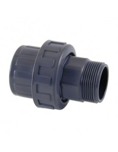 ENLACE MIXTO 3 PIEZAS PVC M/H D.