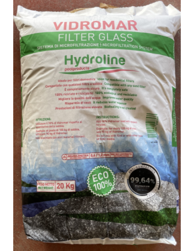 SACO DE CRISTAL VIDROMAR FILTER 20KG
